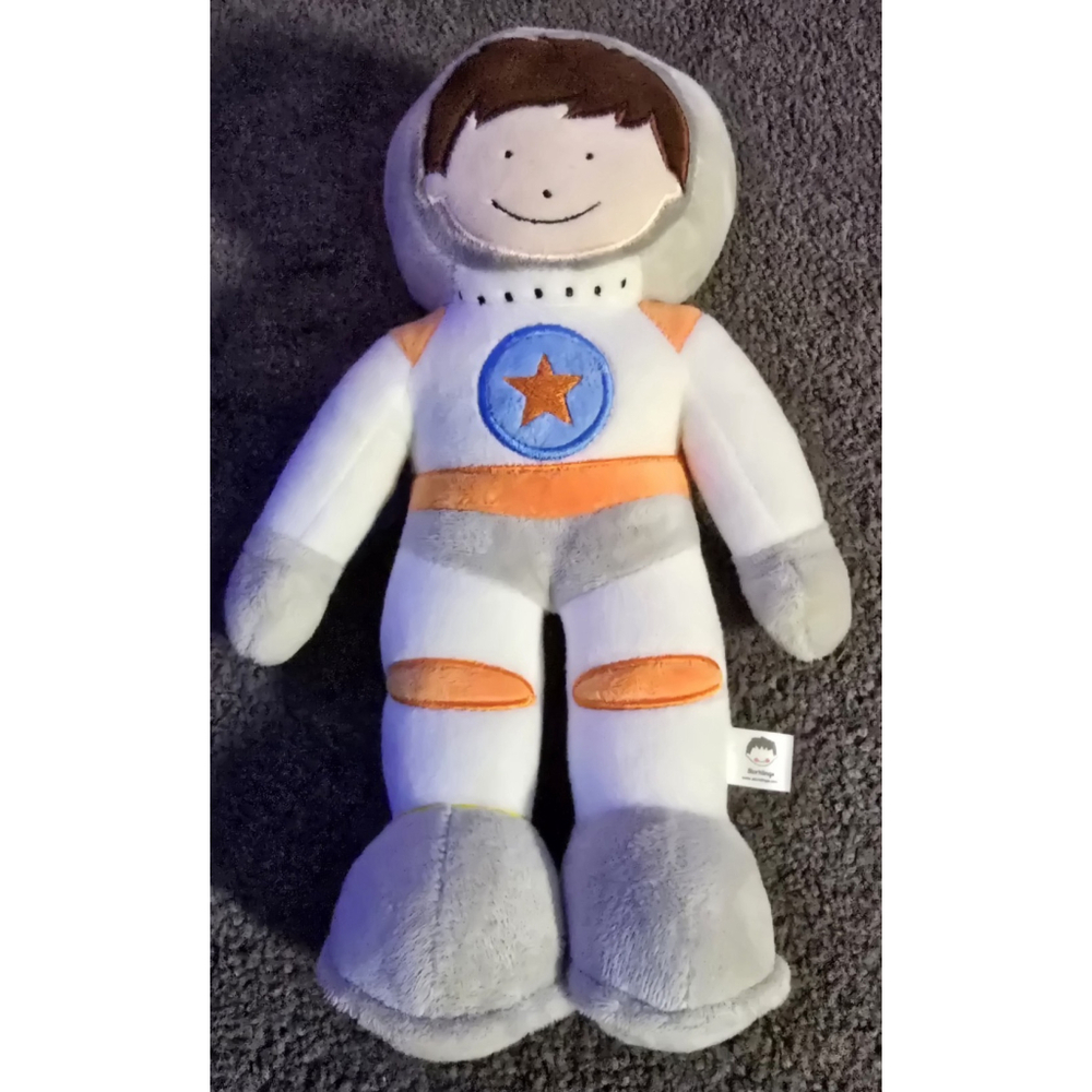 Storklings Spaceman Astronaut in White & Orange Space Suit Plush